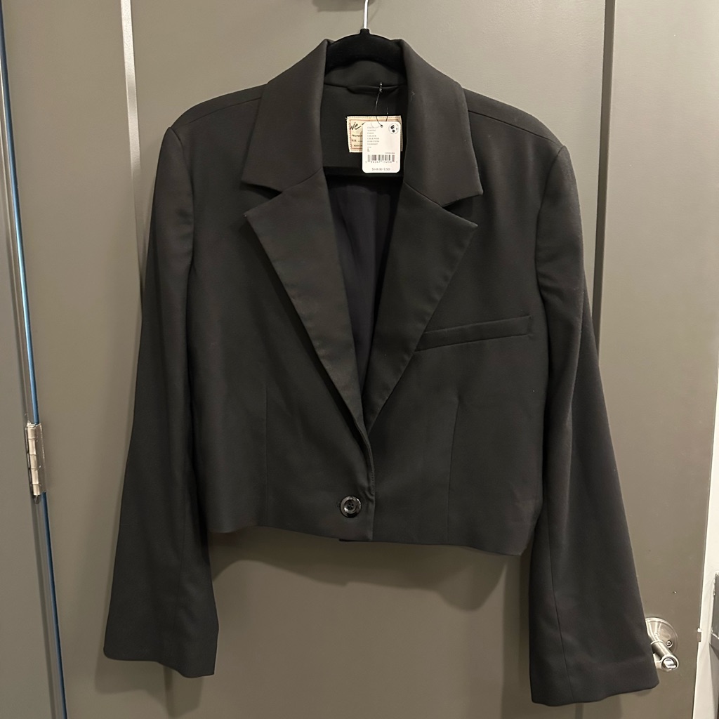 We The Free Block Party Cropped Blazer Large